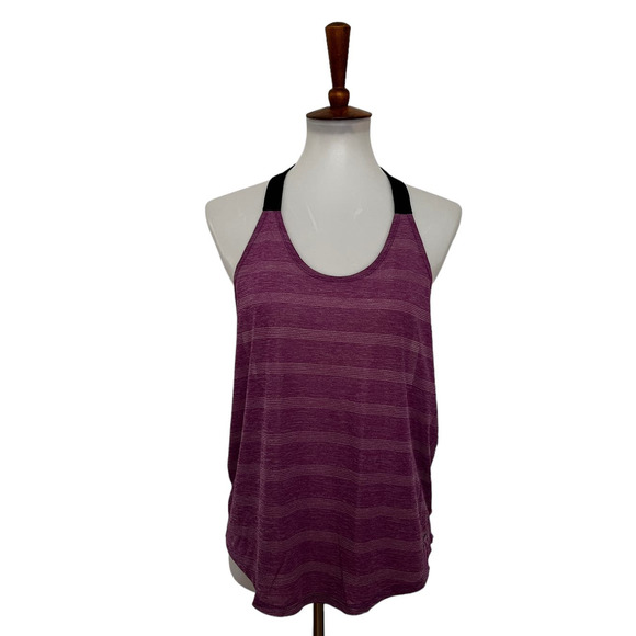 Nike Elastika Racerback Dri-fit Tank Top Purple Gray 2 Pack M Medium - Picture 7 of 12